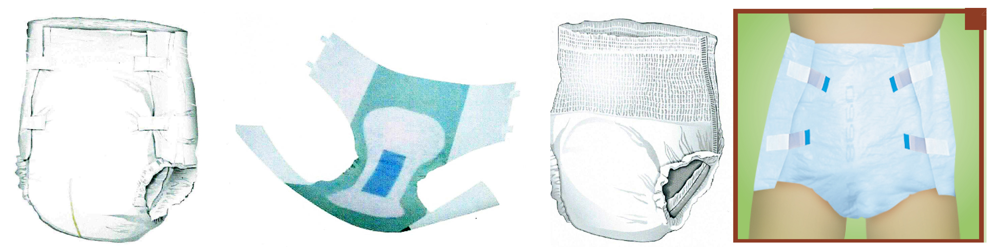 Types of Adult Disposable Briefs and Undergarments 